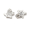 Fox Brass Micro Pave Clear Cubic Zirconia Charms KK-G425-10P-2