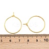 Brass Wine Glass Charm Rings X-EC067-1G-3