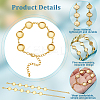 60Pcs Transparent Glass Cabochons with 10Pcs Brass Bracelet Making DIY-GO0002-32A-5