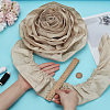 Cotton Pleated Lace Trim Ribbon OCOR-WH0097-25A-3