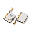 304 Stainless Steel Pendants SA-CBA694E-01GP-06-2
