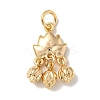 Brass Pendants KK-K378-10G-1