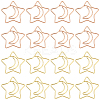 40Pcs 2 Colors Iron Paper Clips AJEW-SP0002-98A-1