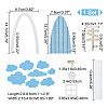 Wood Craft Supplies AJEW-WH0348-265A-2