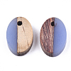 Resin & Walnut Wood Pendants RESI-S358-30B-2
