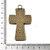 Tibetan Style Pendant Cabochon Enamel Settings LS-TIBEP-4479-AB-LF-3