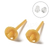 Hypoallergenic Bioceramics Zirconia Ceramic Stud Earring Findings FIND-Z007-01B-02-1