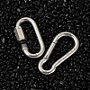 6Pcs 2 Style 304 Stainless Steel Rock Climbing Carabiners STAS-TA0001-33P-3