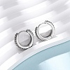 304 Stainless Steel Hoop Earrings EJEW-D331-16P-4