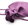 Velvet Bags Drawstring Jewelry Pouches TP-O002-A-02-3