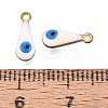Antique Golden Plated Brass Enamel Charms KK-Q571-02C-3