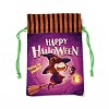 Halloween Cotton Cloth Storage Pouches ABAG-A005-01D-1