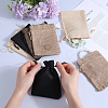4 Colors Polyester Imitation Burlap Packing Pouches Drawstring Bags ABAG-BBC0001-04B-3