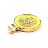Brass Enamel Pendants KK-P209-03G-03-RS-3