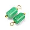 Natural Green Jade Cloumn Pendants STAS-H221-04G-04-2