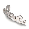 Non-Tarnish 201 Stainless Steel Links connectors LS-X-STAS-S059-07B-1