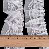 Gorgecraft 10M Double-Layer Pleated Polyester Chiffon Lace Trim OCOR-GF0002-14A-3