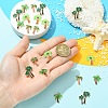 20Pcs 4 Styles Alloy Enamel Pendants ENAM-YW0009-39-3