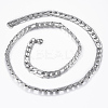 Non-Tarnish Trendy Men's Figaro Chain Necklaces LS-NJEW-L450-06E-2
