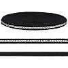 10 Yards Black Nylon Ribbon SRIB-WH0012-09B-1