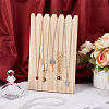 Wooden Neckalces Display Stands for Necklaces NDIS-WH0001-18-4