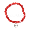 12Pcs 12 Styles Constellation Non-Tarnish 304 Stainless Steel Charms Bracelets BJEW-JB12479-3