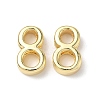 Brass Slide Charms KK-L253-15G-08-1