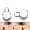 Non-Tarnish 304 Stainless Steel Pendants LS-STAS-T064-25P-3
