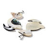 Natural Paua Shell & Black Lip Shell & White Shell Pendants FIND-A041-02E-P-2