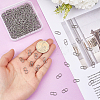 300Pcs 304 Stainless Steel S-Hook Clasps STAS-HY0001-80-3