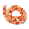 Dyed & Heated Natural Dragon Veins Agate Beads Strands X-G-P539-A01-15-3