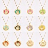 SUNNYCLUE 304 Stainless Steel Pendant Necklaces NJEW-SC0001-02G-6