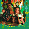 32Pcs 4 Colors Saint Patrick's Day Foam Pendant Decorations for Christmas Tree FIND-GA0003-02-6
