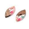 Resin and Walnut Pendants FIND-R051-12H-2