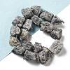 Raw Rough Natural Labradorite Beads Strands G-J388-A07-01-2