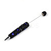 Heart Resin & Polymer Clay Pave Rhinestone Ball-Point Pen AJEW-T013-03A-1