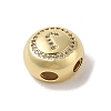 Rack Plating Brass & Cubic Zirconia Pendants KK-Z047-07G-J-RS-2