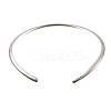 202 Stainless Steel Wire Choker Necklace NJEW-H011-06P-1