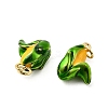 Brass Enamel Pendants KK-A268-26G-2