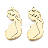 Ion Plating(IP) 201 Stainless Steel Pendants LS-STAS-N098-069LG-3