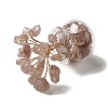 Natural Strawberry Quartz Chips Tree Decorations DJEW-Z007-02B-2