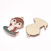 Alloy Enamel Pendants ENAM-T022-02C-02-2