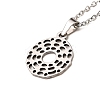 Non-Tarnish Stainless Steel Pendants Necklaces NJEW-K267-01E-P-1
