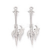 304 Stainless Steel Pendants STAS-N114-63P-1