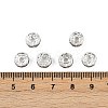 Brass Grade A Rhinestone Spacer Beads RB-A014-Z8mm-10S-3