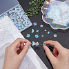 240Pcs 12 Style Electroplate Crystal Glass Bicone Beads GLAA-AR0001-15-3