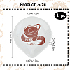 Coffee Cup Pattern Ceramic Spoon Holder AJEW-WH0348-181B-02-2