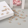 Alloy Rhinestone Crystal Links Connectors PALLOY-TA0002-26LG-5