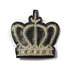Crown Pattern Computerized Embroidery Cloth Iron On/Sew On Patches PATC-WH0010-11B-2