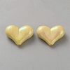 10Pcs Opaque Acrylic Beads SACR-WH0008-020E-1